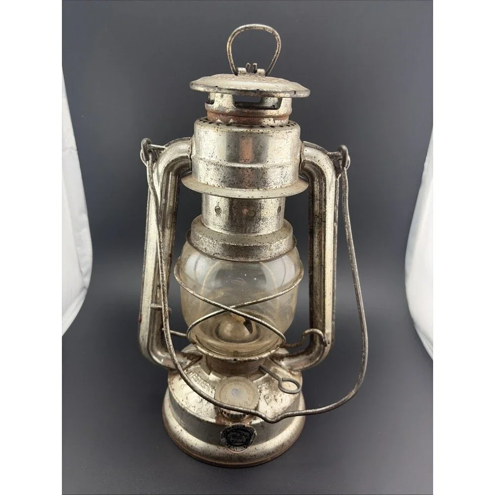 Vintage Feuerhand No. 275 Baby Lantern lamp West Germany Original Glass